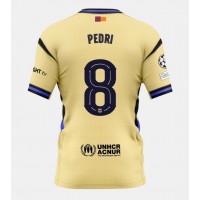 Stroje piłkarskie Barcelona Pedri Gonzalez #8 Koszulka Wyjazdowej 2025-26 Krótki Rękaw